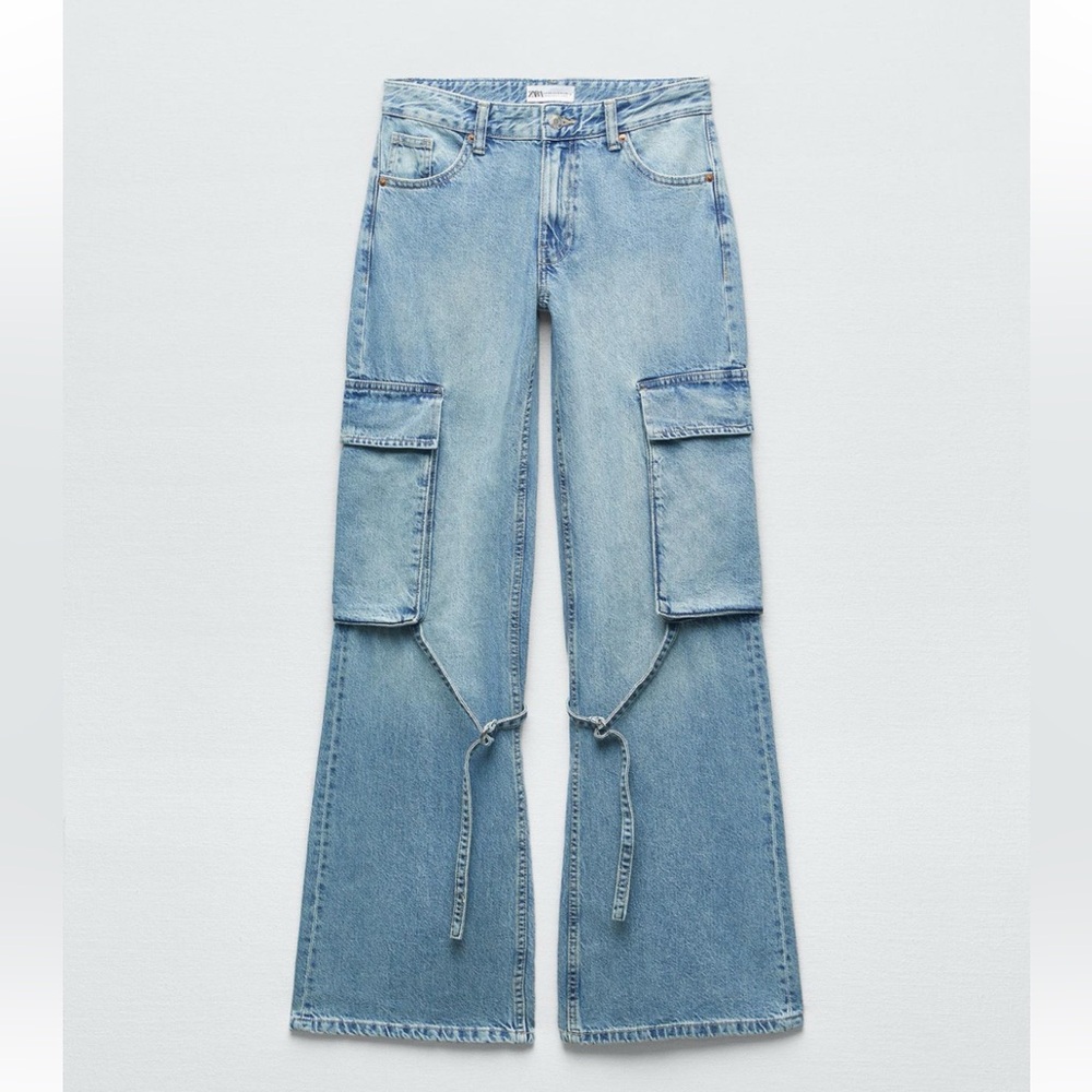 Belt loop cargo TRF jeans